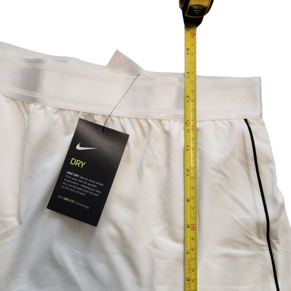 Nike Court Dry Skirt Stretch White/Black/Black/White XL - Picture 2 of 5